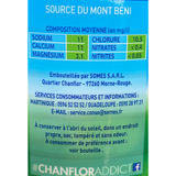 Pack d'eau de source CHANFLOR : 8 x 1L
